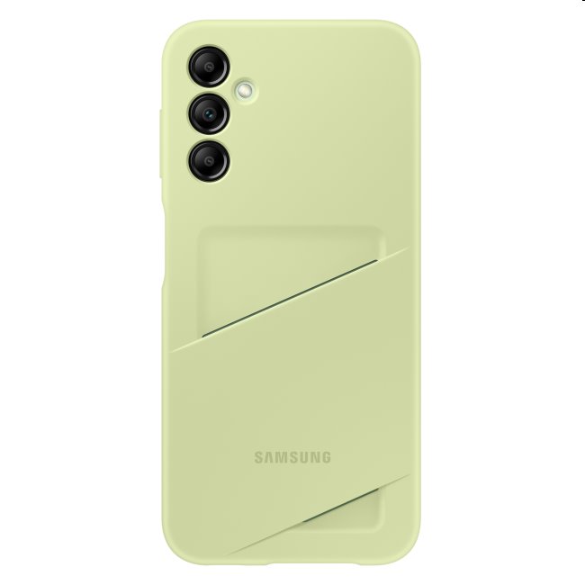Pouzdro Card Slot Cover pro Samsung Galaxy A14 a A14 5G, lime