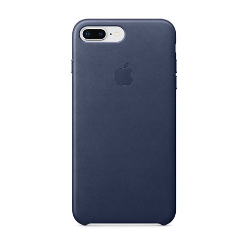 
Apple iPhone 8 Plus/7 Plus Leather Case-Midnight Blue