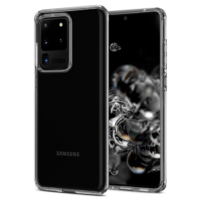 Pouzdro Spigen Liquid Crystal pro Samsung Galaxy S20 Ultra-G988F, Clear