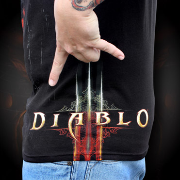 Tričko Diablo 3: Burning L