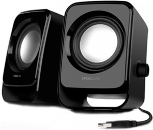 Speed Link Snappy Stereo Speakers, black