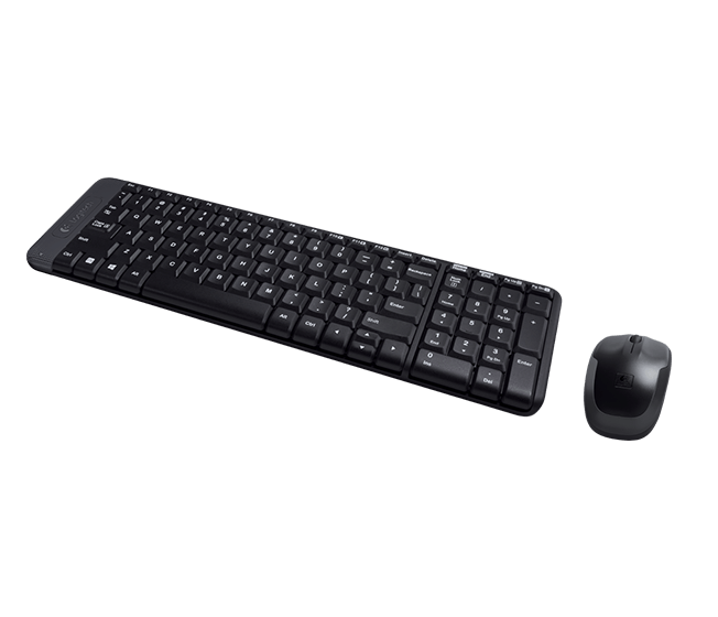 Bezdrátový set Logitech Wireless Set-Keyboard and Mouse MK220, US