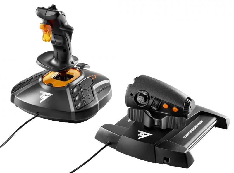 Thrustmaster T16000M FCS + Thrustmaster Plynový pedál TWCS Throttle