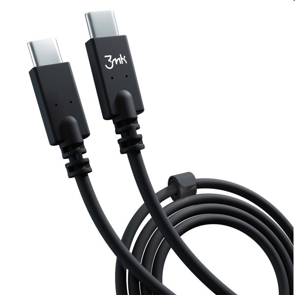3mk Hyper Cable USB-C/USB-C 1m, 100W, černý