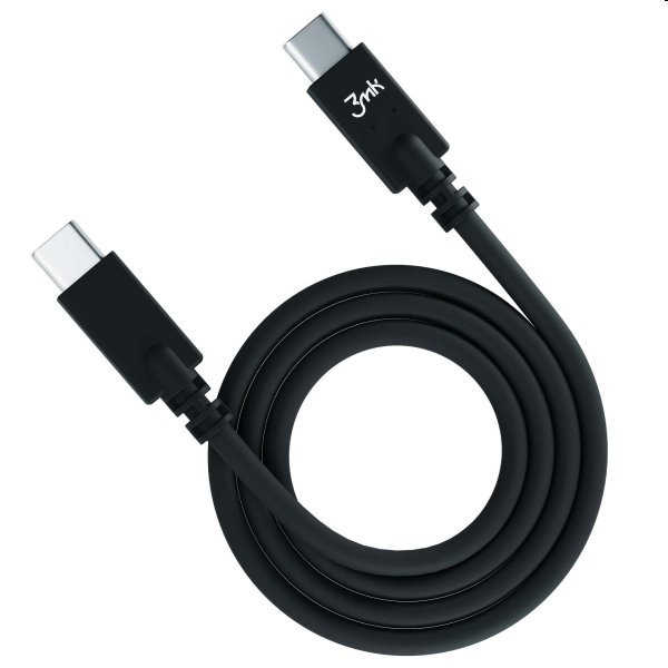 3mk Hyper Cable USB-C/USB-C 1m, 100W, černý