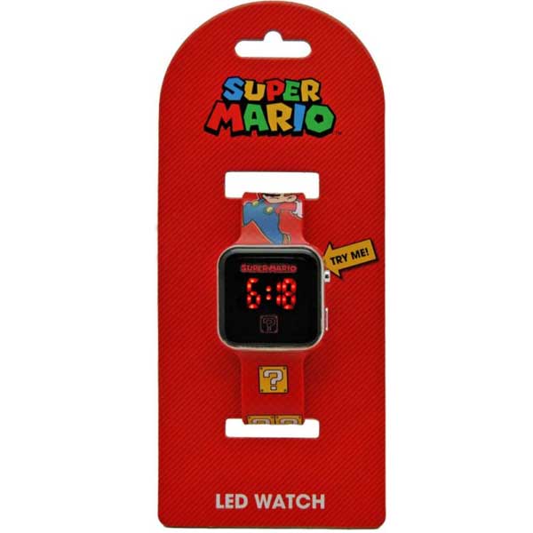 Kids Licensing dětské LED hodinky Super Mario v2