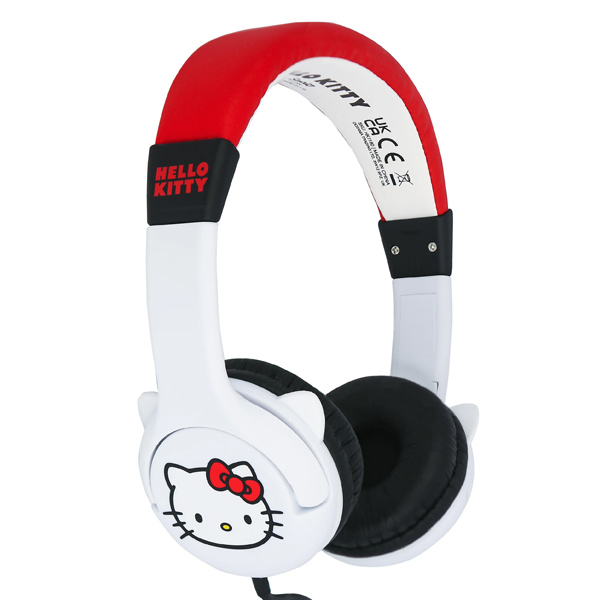 Dětská kabelová sluchátka OTL Technologies Hello Kitty s uškami