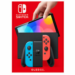 Nintendo Switch (OLED Model), neon - BAZAR (použitý tovar, zmluvná záruka 12 mesiacov)