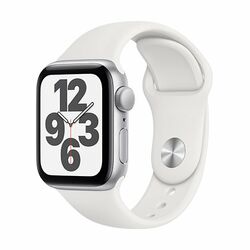 Apple Watch SE GPS, 40mm Silver Aluminium Case, Třída C - použité, záruka 12 měsíců
