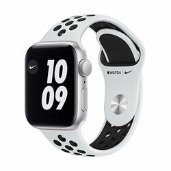 Apple Watch Nike Series 6 GPS, 44mm Silver Aluminium Case, Třída B - použité, záruka 12 měsíců