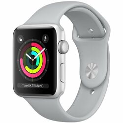 Apple Watch Series 3 GPS, 38mm | Silver, Třída C - použité, záruka 12 měsíců