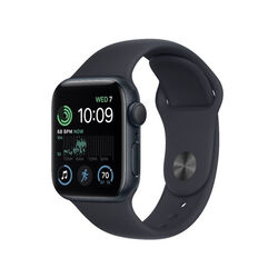 Apple Watch SE 2 GPS, 44mm, polnočná, hliníkové puzdro, Trieda B - použité, záruka 12 mesiacov