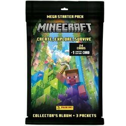 Sběratelské karty Panini Minecraft 3 Starter Set