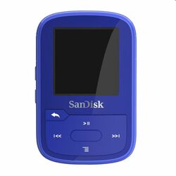 SanDisk MP3 Clip Sport Plus 32 GB, blue - OPENBOX (Rozbalené zboží s plnou zárukou)