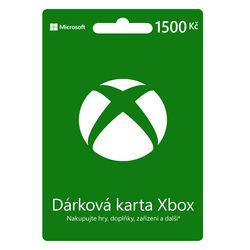 Xbox Store 1 500 Kč - elektronická peněženka