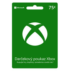 Xbox Store 75 €-elektronická peněženka