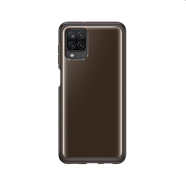 Pouzdro Clear Cover pro Samsung Galaxy A12 - A125F, black (EF-QA125T)