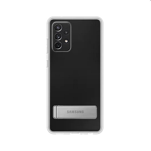 Pouzdro Clear Standing Cover pro Samsung Galaxy A72 - A725F, transparent (EF-JA725CT)