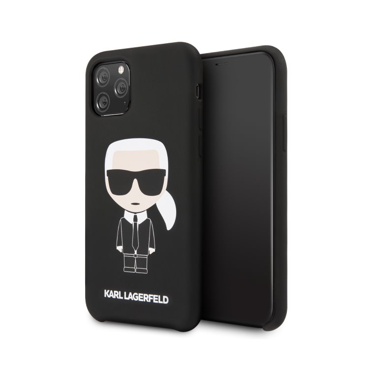 
Pouzdro Karl Lagerfeld Ikonik Silicon Case pro Apple iPhone 11 Pro Max, Black