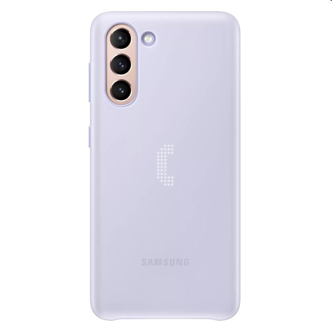 Pouzdro LED Cover pro Samsung Galaxy S21 - G991B, violet (EF-KG991C)