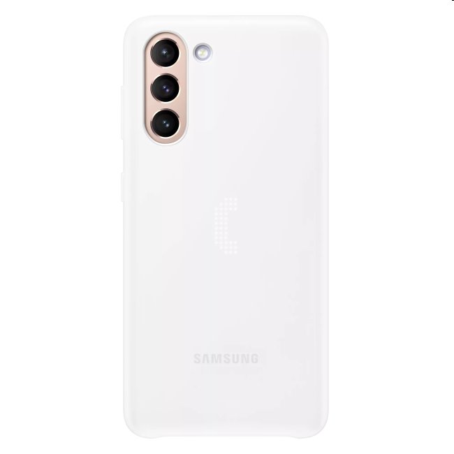 Pouzdro LED Cover pro Samsung Galaxy S21 - G991B, white (EF-KG991C)