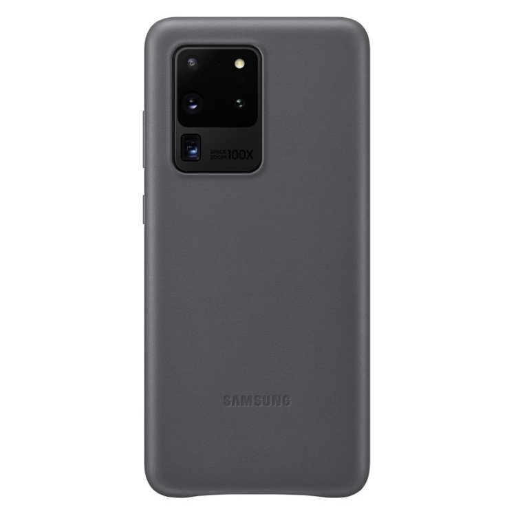 Pouzdro Leather Cover pro Samsung Galaxy S20 Ultra, gray