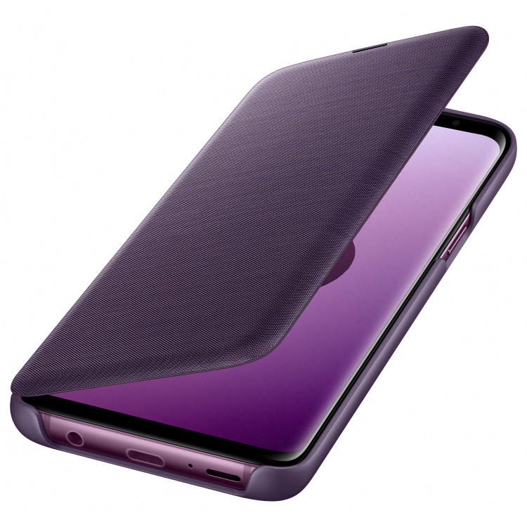 Pouzdro Samsung LED View Cover EF-NG960P pro Samsung Galaxy S9-G960F, Purple