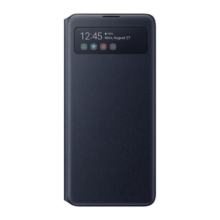 Pouzdro Samsung S-View Wallet Cover EF-EN770PBE pro Samsung Galaxy Note 10 Lite-N770F, Black