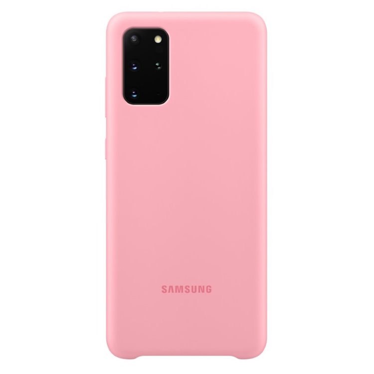 Pouzdro Samsung Silicone Cover EF-PG985TPE pro Samsung Galaxy S20 Plus-G985F, Pink