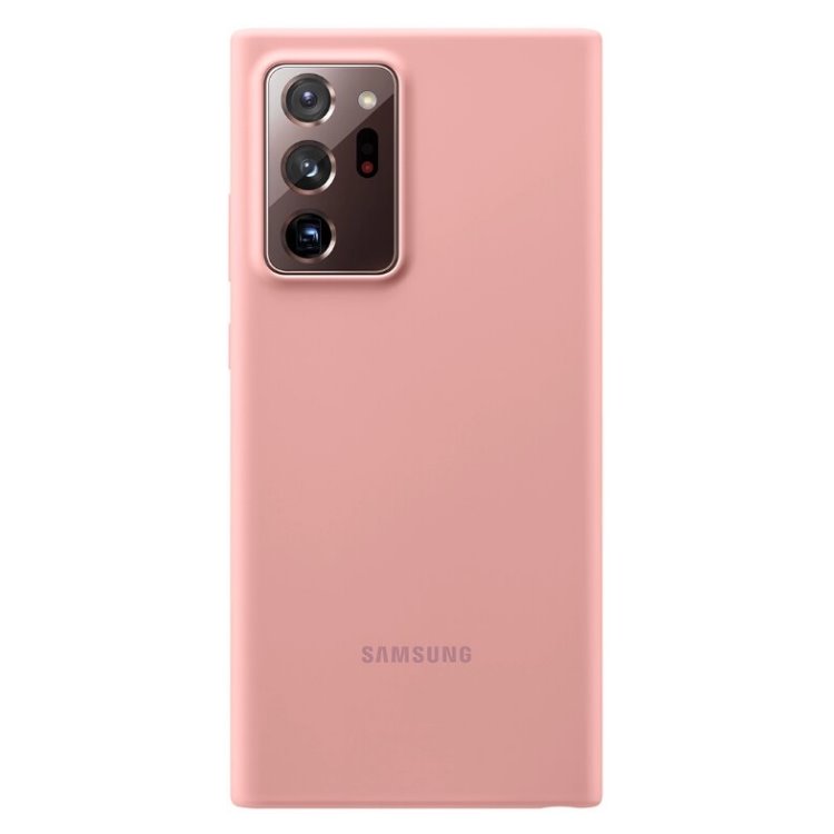 Pouzdro Samsung Silicone Cover pro Galaxy Note 20 Ultra 5G-N986B, copper brown (EF-PN985TAE)