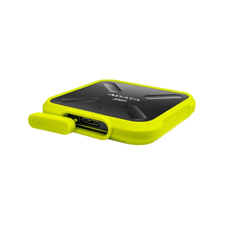 A-Data SSD SD700, 256GB, USB 3.2-rychlost 440/430 MB/s (ASD700-256GU31-CYL), Yellow