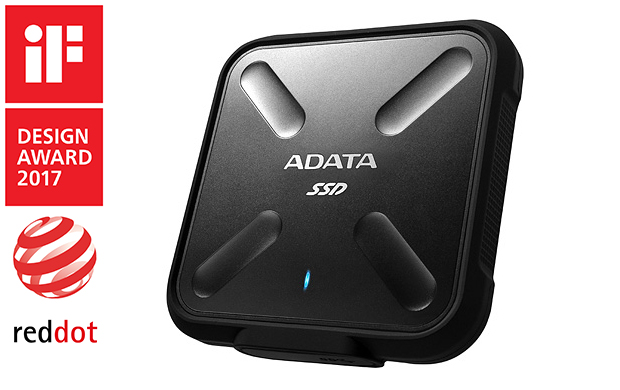 A-Data SSD SD700, 512GB, USB 3.2-rychlost 440/430 MB/s (ASD700-512GU31-CBK), Black