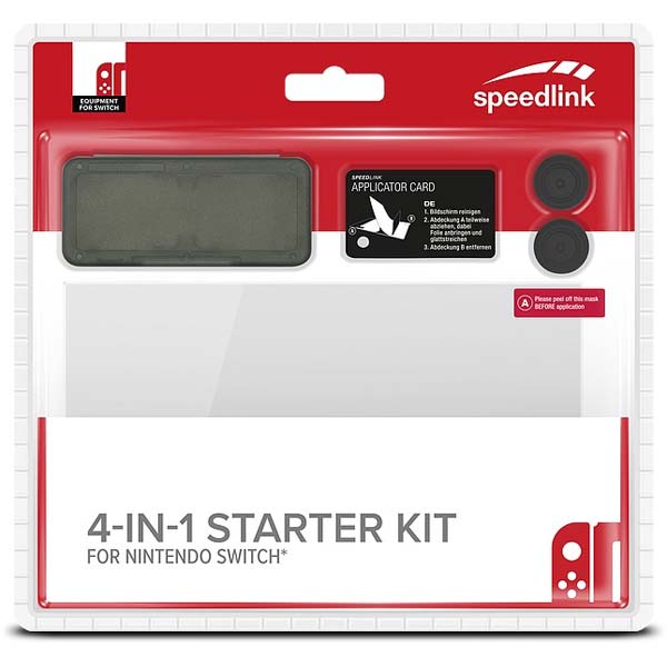 Startovací balíček příslušenství Speedlink 4-in-1 Starter Kit pro Nintendo Switch