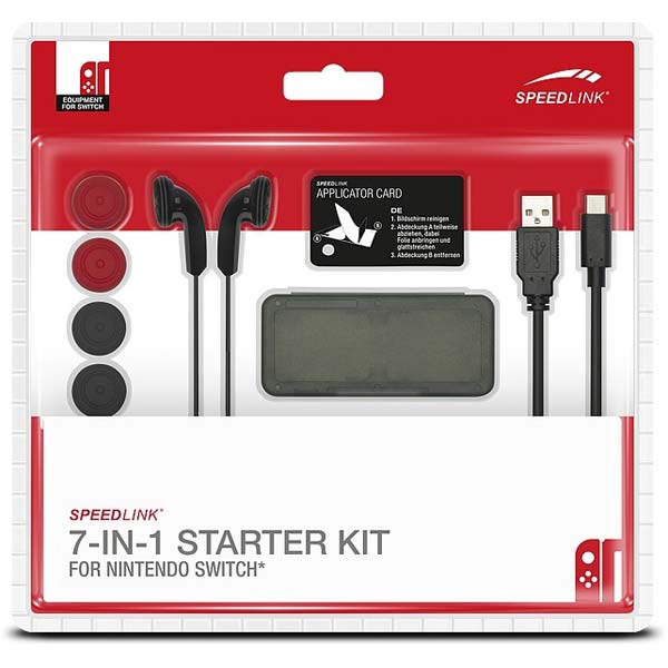 Startovací balíček příslušenství Speedlink 7-in-1 Starter Kit pro Nintendo Switch