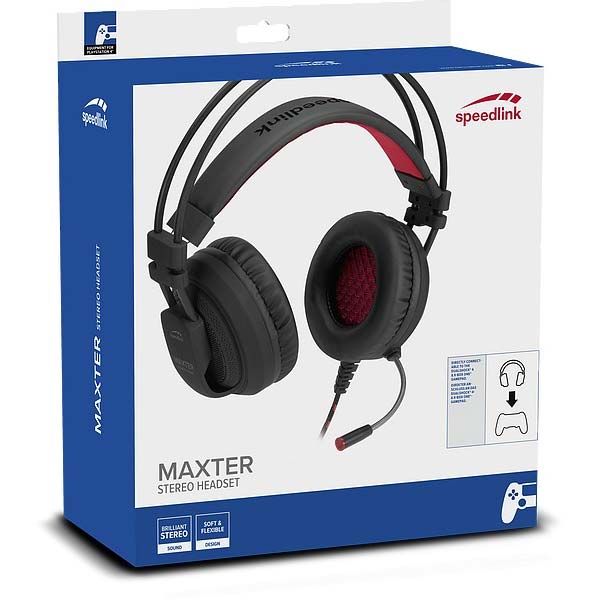 Herní sluchátka Speedlink Maxter Stereo Headset pro PS4