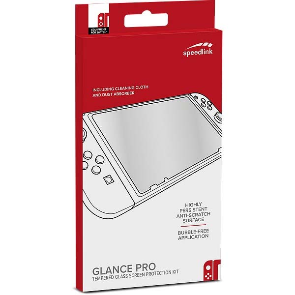 Ochranné sklo Speedlink Glance Pro Tempered Glass Protection Kit pro Nintendo Switch