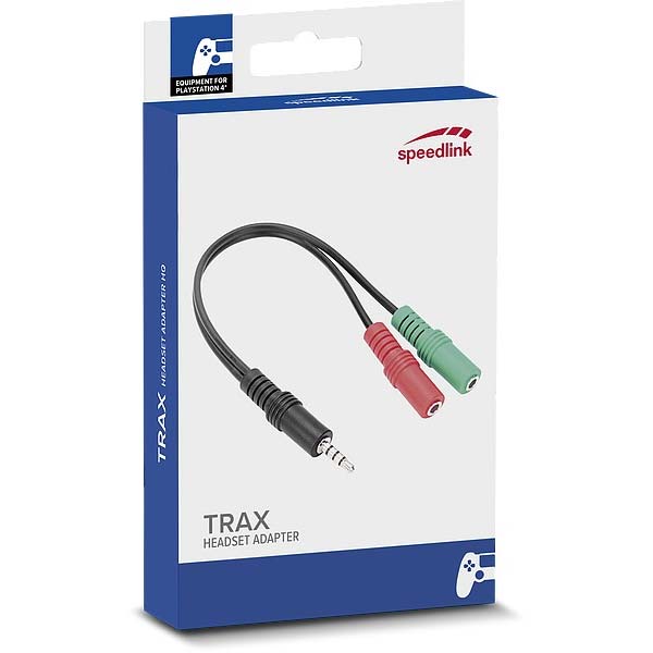 Adaptér pro připojení sluchátek Speedlink Trax Headset Adapter pro PS4
