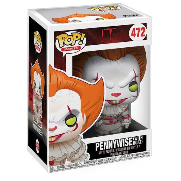 POP! 
 Pennywise with Boat (Stephen King 's It 2017)
