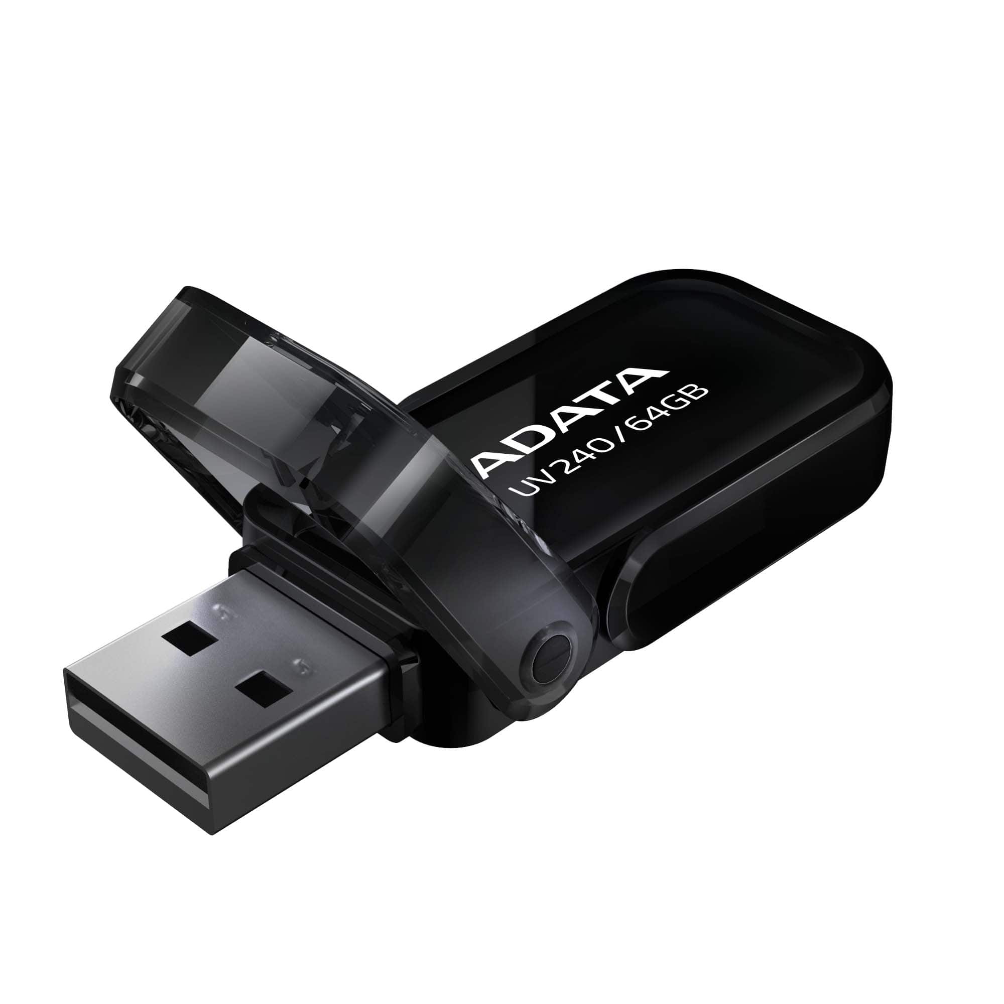 USB klíč A-DATA UV240, 16GB, Black (AUV240-16G-RBK)