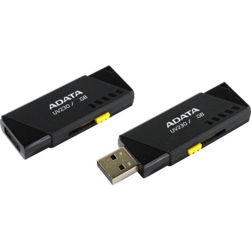 USB klíč A-DATA UV230, 64GB, USB 2.0, Black (AUV230-64G-RBK)