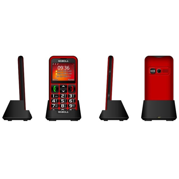 Mobiola MB700, Dual SIM, červený