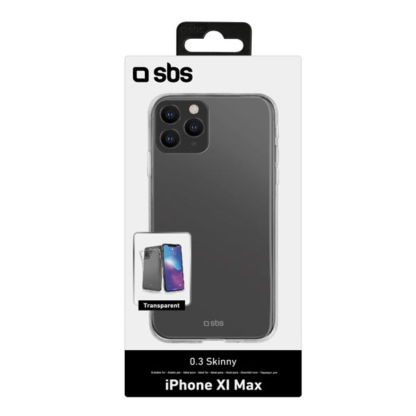 SBS Skinny Cover for iPhone 11 Pro Max, transparent