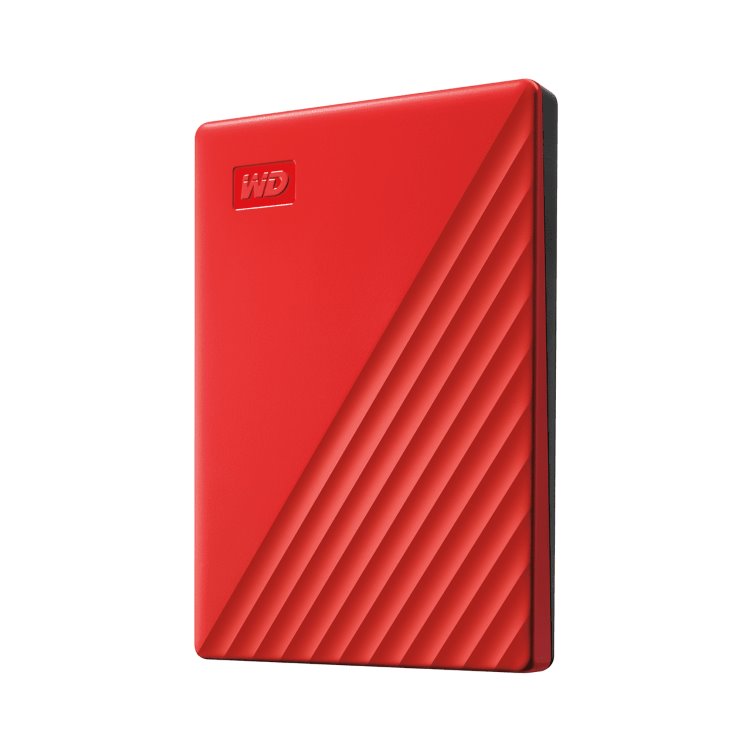 WD HDD My Passport, 2TB, USB 3.0, Red