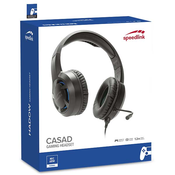 Herní sluchátka Speedlink Casad Gaming Headset - černé
