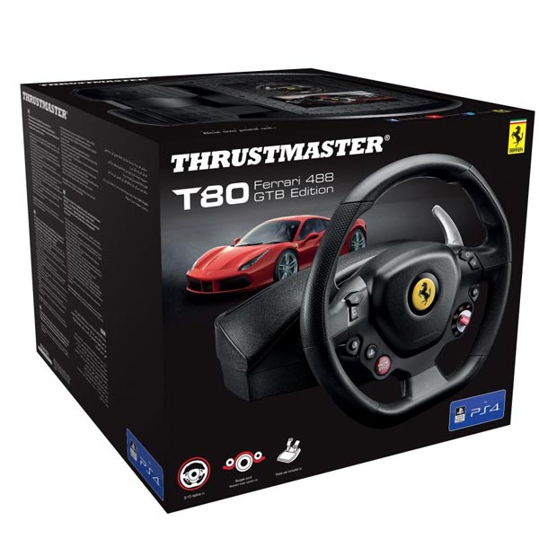 Závodní volant Thrustmaster T80 Ferrari 488 (GTB Edition)