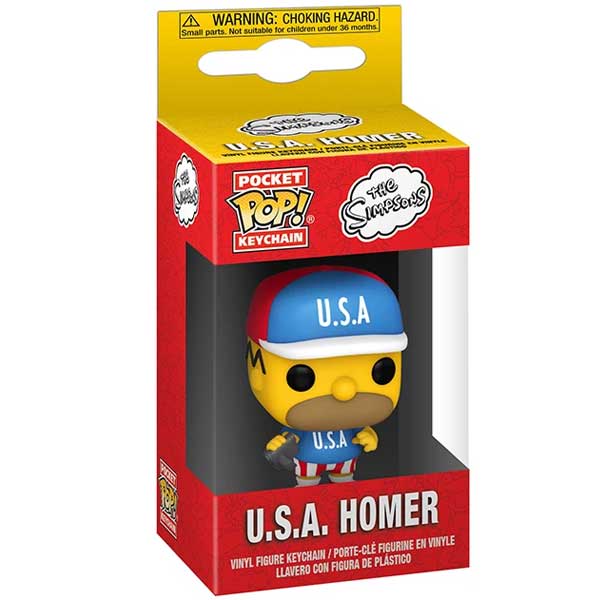 POP! Klíčenka USA Homer (The Simpsons)