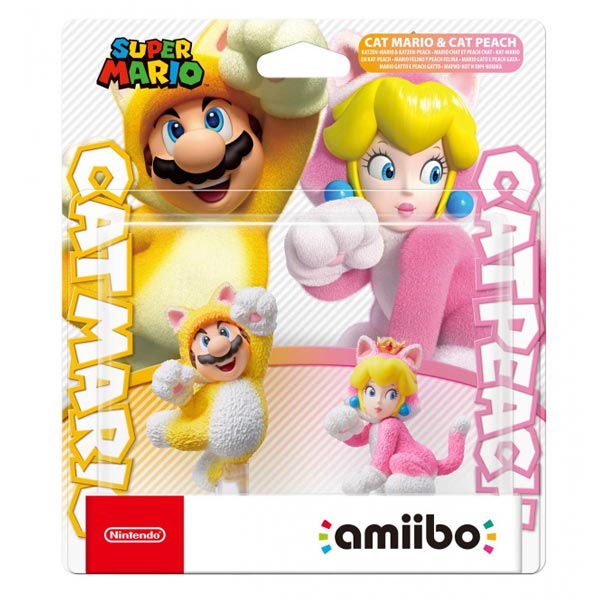 amiibo Cat Mario & Cat Peach (Super Smash Bros.)