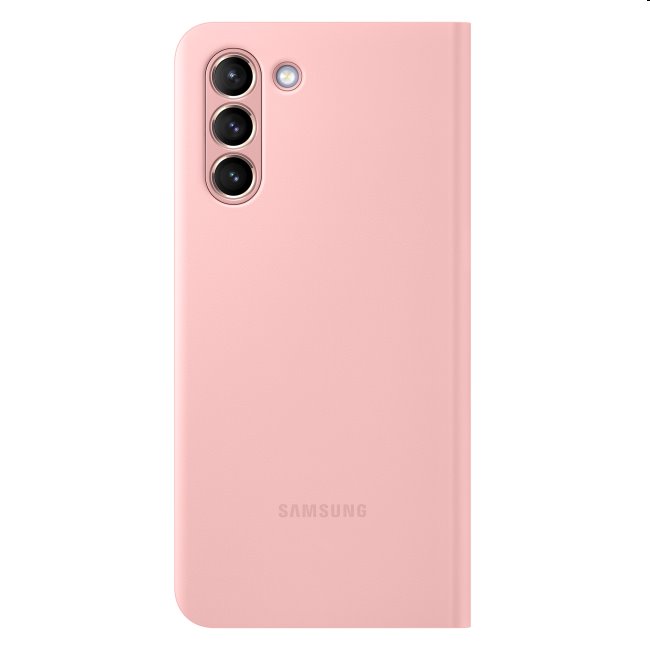 Pouzdro LED View Cover pro Samsung Galaxy S21 Plus, pink