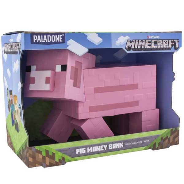 Pokladnička Pig Money Bank (Minecraft)
