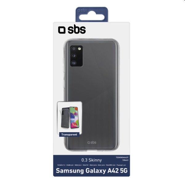 SBS pouzdro Skinny pro Samsung Galaxy A42 5G - A426B, transparentní